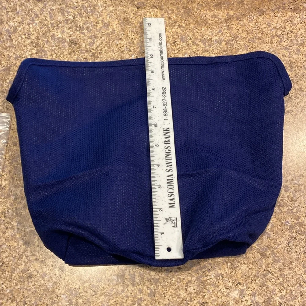 Longaberger Ice Bucket Fabric Liner Indigo Blue 28069144